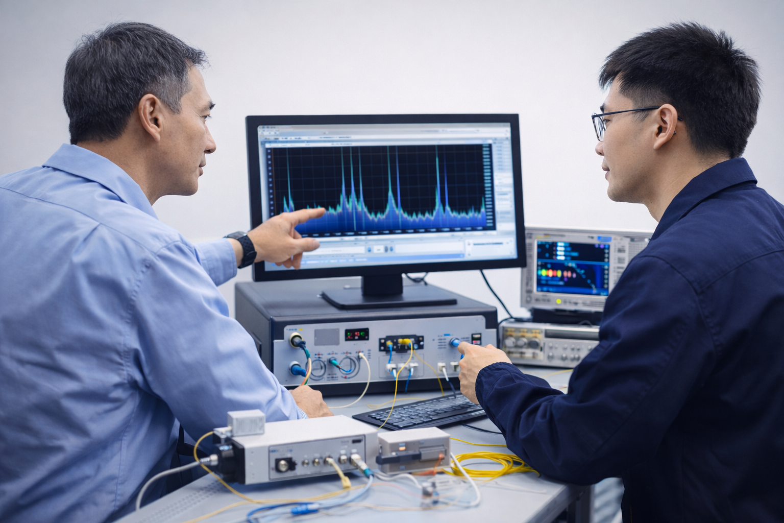 Technical support team providing customer service and on-site assistance